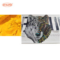 Fabricant d'encres textiles de sérigraphie Sollyd Encre plastisol d'estampage à chaud de feuille d'or à base d'huile