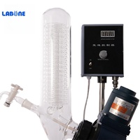 Evaporador Rotatorio de Laboratorio Pequeño RE-201D de 2L, Evaporador Rotatorio al Vacío para Destilación y Concentración