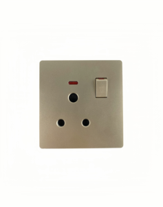 Cgz tiêu chuẩn Anh cao quý vàng PC khung 13A Ổ cắm điện ổ cắm-1/2/3 gang anh phổ tường chuyển đổi - Product Image 5