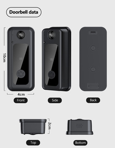 Hệ thống camera chuông cửa thông minh 2.4G không dây với âm thanh chuông Video hiển thị pin wifi an ninh nhà dễ dàng cài đặt - Product Image 3