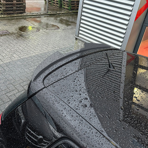 Volkswagen Golf 5 Mk5 Rear Spoiler Piano Black Carbon Fiber Texture Wing Shaped Trunk Lip Modification - Product Image 2