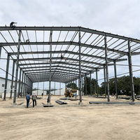 Bâtiment préfabriqué en structure acier de qualité supérieure avec cadre galvanisé à chaud pour entrepôts industriels et projets de fabrication