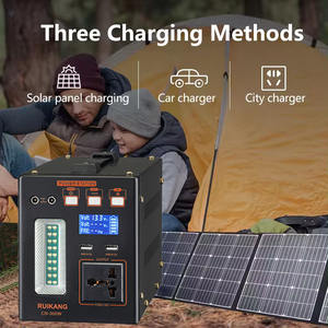 300W Draagbare Krachtcentrale 1000W Nominaal Vermogen Led Verlichting Lifepo4 Zonnepaneel Back-Up <span class=keywords><strong>Generator</strong></span> Oplaadbare Noodbatterij - Product Image 4