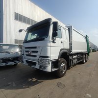 Camion à ordures compacteur à chargement arrière HAO-WO 6X4, 16 m³, camion de collecte et de compression des déchets