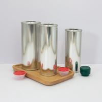 Boîte en métal vide de 250 ml pour huile d'olive, impression personnalisée, étiquette privée disponible, qualité alimentaire, boîte en étain, emballage pour huile d'olive