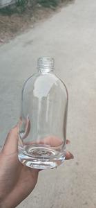 Bouteille de liqueur en verre avec bouchon en liège, 500ml <span class=keywords><strong>700ml</strong></span> 750ml 1000ml, Mini bulle vide pour boisson, vin, Whisky, spiritueux, Vodka, prix d'usine, personnalisé - Product Image 3