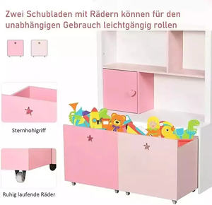 80x34x130cm ababy OOD rganizer ooookcase iisplay and tand Oy torage abinet hest rarawer IDS ooookestante <span class=keywords><strong>con</strong></span> tacones - Product Image 4