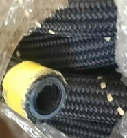 Tuyau de carburant flexible antistatique et résistant au feu en PTFE AN6, tressé en fibre d'aramide, à intérieur lisse, pour haute température