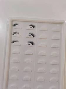 Pestañas de Visón Naturales 3D, Largas, con Banda Transparente, Pestañas de Media Diadema y de Esquina, 100% Visón Real, Marca Privada - Product Image 5