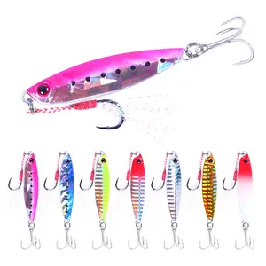 Rock casting glow lead sinking jigging cucchiai 15g fast jigs fishing lure metal jig