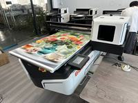 6090 XP600 3 têtes vernis étiquette pot porcelaine Mobile couverture arrière Machine d'impression Grando Uv Dtf imprimante à plat