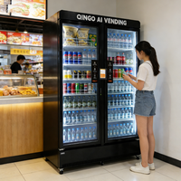 Qingo Hotel-Verkaufsautomat: Smarter Selbstbedienungsautomat für Kartoffelchips, Snacks und kleine Getränke mit Kühlfunktion und SDK-Kompressor-Kühlung