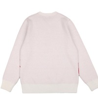 Pull-over d'hiver pour homme avec logo personnalisé OEM ODM, motif jacquard tricoté, 100% coton, anti-plis, séchage rapide, manches longues, design de créateur