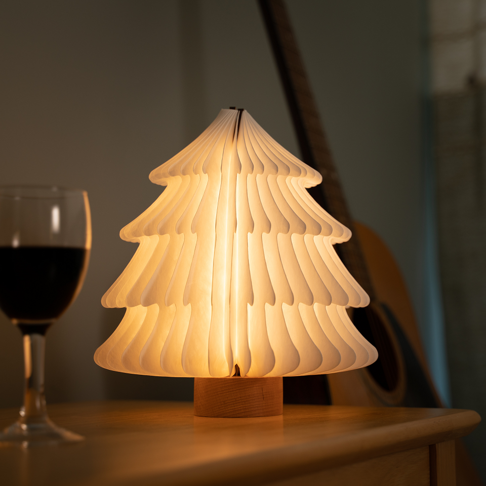 Zoble Style Tree Elegant Christmas Tree Lamp with LED Lights - besttimetogotobed.top Sourcing