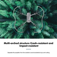 STARTRC Lame d'aile Lame d'aile à dégagement rapide Housse de protection anti-collision plus sûre Hélice Garde Drone Accessoires pour DJI Air 3