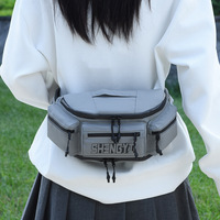 Sac de poitrine pour homme, sac de poitrine de cyclisme à la mode, sac de poitrine de moto réfléchissant de nuit, sac à dos imperméable pour la conduite