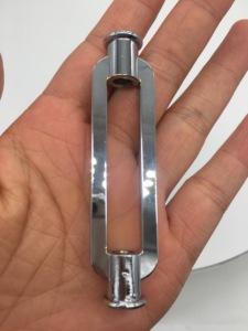 Bạc màu tự nhiên Anodized nhôm CNC các bộ phận công với bên phải/trái tay helicoil dây EDM & thép không gỉ tùy chọn - Product Image 6