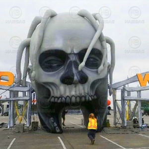 โมเดลหัวสกอตต์แบบพองลมขนาดใหญ่สำหรับตกแต่งคอนเสิร์ต20FT 26ft ออกแบบได้ตามต้องการ28ft 30ft กลางแจ้ง - Product Image 5