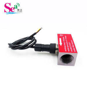 Débitmètre à turbine en plastique de précision, capteur de débit d'eau à effet Hall pour distributeurs d'eau, filetage interne à 4 points DN15 - Product Image 1