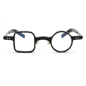 Montures de lunettes en plastique vintage <span class=keywords><strong>PES5</strong></span>, même style que les célébrités, adaptées à la myopie, à l'hypermétropie, etc. - Product Image 1