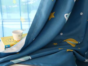 Fantaisie Impression Motif Bleu <span class=keywords><strong>Rideau</strong></span> Oeillets Oeillets Enfants Espace Planète Rideaux pour <span class=keywords><strong>Chambre</strong></span> De Garçons - Product Image 5