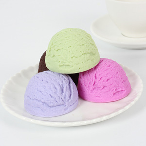 โมเดลลูกไอศกรีมจำลอง ของตกแต่งร้านอาหารและเครื่องดื่ม อุปกรณ์ประกอบฉากถ่ายภาพ - Product Image 1