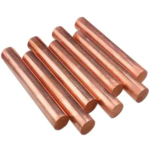 99.9% Pure Copper Round Rod Factory Direct Sales High Quality Tin Brazed Alloy Bronze Copper Rod Wholesale