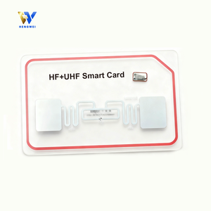 <span class=keywords><strong>Carte</strong></span> de contrôle d'accès à double puce NFC RFID 13,56 MHz UID CUID et TK4100 T5577 125 kHz, vierge, lisible et inscriptible - Product Image 5