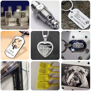 20W đến 50W sợi Laser đánh dấu máy cho PVC lắp ráp Ống dòng chảy với ezcad phần mềm - Product Image 6