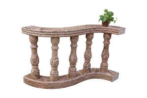 Buen granito rojo Piedra Lavabo Basluter Pilar Chimenea Lápida Azulejo - Product Image 2