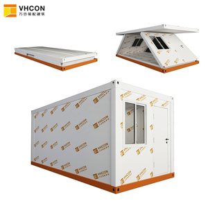 Maison conteneur pliable à deux étages 20FT 40FT, extensible, préfabriquée, modulaire, pliable, portable, duplex pour hôtel - Product Image 2