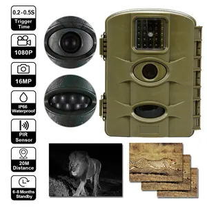 Gioco di caccia al cervo macchina fotografica gioco selvaggio visione notturna Bestok pannello solare caccia Trailcam 20MP fauna selvatica Mini telecamera sentiero