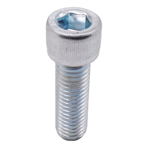 Vis à tête hexagonale DIN912 en acier au carbone, boulon Allen, placage zinc bleu-blanc pour fixation de moules de machines - Product Image 4
