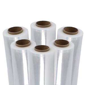 Rotolo di pellicola termoretraibile avvolgente avvolgente in polietilene trasparente pellicola elasticizzata rotolo di plastica - Product Image 2