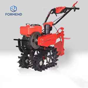 Micro-cultivateur portatif pour l'agriculture en montagne, démarrage essence/diesel, tracteur à chenilles, cultivateur facile à utiliser M - Product Image 3