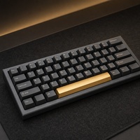 Capuchon de touche espace métallique 6.25u en alliage de zinc argenté pour clavier mécanique DIY compatible MX, touche unique