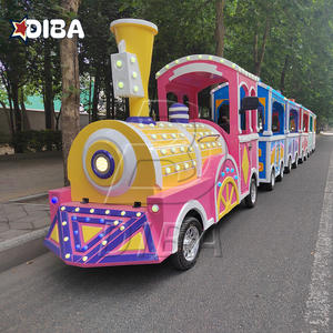 Train touristique électrique sans rail pour enfants et adultes, idéal pour les parcs d'attractions et centres commerciaux - Product Image 2