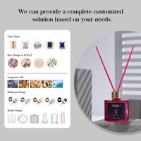 Diffuseur de roseaux LOVALI, parfum d'ambiance naturel et apaisant de luxe, vente en gros d'usine, parfum frais longue durée, 50 ml