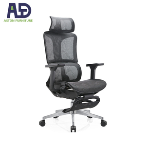 Chaise de bureau ergonomique pour le personnel et chaise de direction inclinable en cuir PU, chaise de bureau ergonomique pour le responsable de bureau - Product Image 4