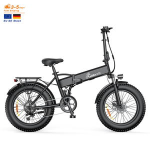 จักรยานไฟฟ้า EU Stock สีดำ รุ่น LOOKRUN V20 ขนาด 20 นิ้ว ยางใหญ่ 48V 15.6Ah ระยะทาง 100 กม. พับได้ ขึ้นลงง่าย สำหรับผู้ใหญ่ - Product Image 1
