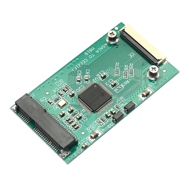 Mini PCI-E mSATA SSD to 40pin ZIF CE Cable Adapter Card zif msata 1.8 inch SSD adapter For IPOD IPAD for Toshiba for Hitachi HDD