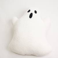 Logo personnalisé 100% polyester salon décoratif fantôme coussin oreiller pour Halloween Festival