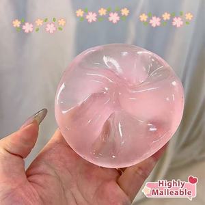 Balle <span class=keywords><strong>anti</strong></span>-<span class=keywords><strong>stress</strong></span> TPR moulable et compressible pour soulager la colère, jouet sensoriel de bureau - Product Image 5