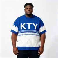 Pull tricoté personnalisé pour homme, motif jacquard, avec détails torsadés
