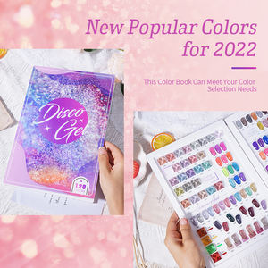 Disco <span class=keywords><strong>Gel</strong></span> Farbbuch 128 Farben Nagellack <span class=keywords><strong>Gel</strong></span> 128 Farben Glitter Reflective Glow In The Dark Blinkendes Disco <span class=keywords><strong>Gel</strong></span> - Product Image 3