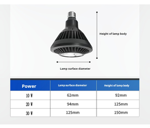 הוביל נורה אור צמח 30w אור צמח ספקטרום מלא נורה חם הוביל לגדול אורות צמחים מקורה ירקות פרחים עציצים - Product Image 2