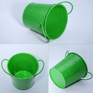 Vase galvanisé Seau décoratif en métal pour décorations de <span class=keywords><strong>table</strong></span> de mariage Jardinière en métal - Product Image 3