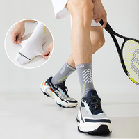 Chaussettes de sport personnalisées respirantes, anti-humidité, avec soutien de la voûte plantaire, pour le basketball, le cyclisme et l'entraînement – Fabricant OEM ODM