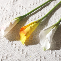 Centres de table pour la chambre à coucher, maison, bureau, décorations de vases, fleurs artificielles de lys calla
