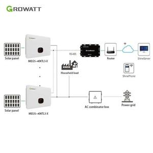 Prix de gros Growatt MID 25~40KTL3-X 25kw 30kw 33kw 36kw 40kw Triphasé 380V 400V Raccordé au réseau pour usage commercial - Product Image 4